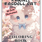 Kawaii Ragdoll Coloring Pages