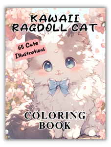 Kawaii Ragdoll Coloring Pages