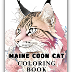 Maine Coon Cat Coloring Pages