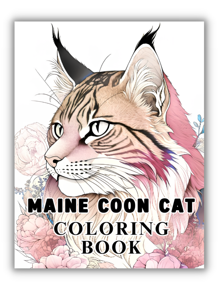 Maine Coon Cat Coloring Pages