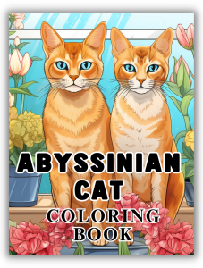 Abyssinian Cat Coloring Pages